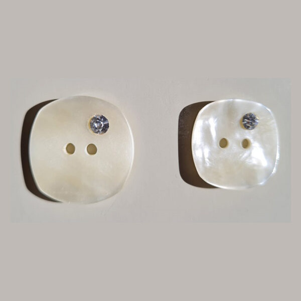 Bottoni plastica Strass